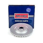 FOR MINI JOHN COOPER WORKS R56 GP2 DRILLED GROOVED FRONT BRAKE DISC 330X26MM