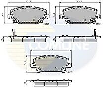 FOR HONDA  CIVIC 1.8 06> FRONT DISC BRAKE  BRAKE  