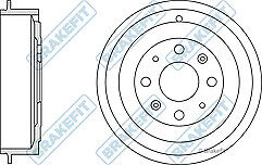  FOR FIAT PUNTO EVO 1.2 ADAM ROCKS CORSA D REAR BRAKE DRUM PAIR REAR BRAKE SHOES