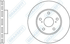 FOR AURIS 1.3 1.4 D-4D 1.6 2006-2013 FRONT DISC BRAKE PADS with BOSCH SYSTEM