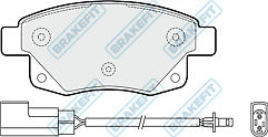 REAR BRAKE PADS FIT FOR FORD TRANSIT MK7 2.2 2.4 TDCi 2006-2013