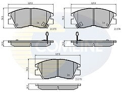 FOR MITSUBISHI SHOGUN PAJERO BRAKE FRONT & REAR BRAKE PADS MODELS WITH OUT ABS 