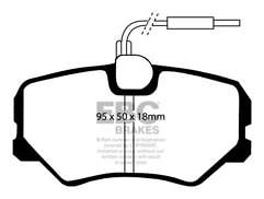 FOR PEUGEOT 405 1.4 (1988-1996) EBC GREEN STUFF  FRONT BRAKE PADS SET OF 4 