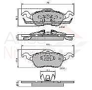 FOR FORD FOCUS MK1 1.4 1.6 1.8 2.0 16V OE QUALITY BRAND NEW FRONT BRAKE PADS