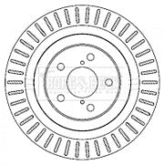 FOR IMPREZA WRX REAR VENTED BRAKE DISC 290MM /170MM
