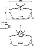 ROVER MG-F MG-TF 135 160 TROPHY MINTEX BRAKE PADS FRONT REAR BRAKE PADS
