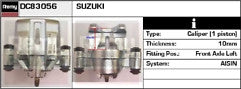 FOR SUZUKI JIMNY 1998 TO 2005 FRONT LEFT SIDE BRAKE CALIPER 