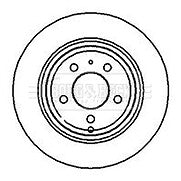 VOLVO 850 C70 S70 V70 T5 DRILLED GROOVED BRAKE DISCS 295MM SOLID TYPE 