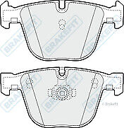 BRAKE PADS FOR BMW 535D M SPORT E61 E60 BRAKE PADS REAR& WEAR SENSORS 