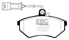 FOR VOLKSWAGEN CORRADO / GOLF MK2 EBC FRONT BRAKE PADS SET OF 4 