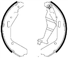 FOR SUZUKI IGNIS 1.3 WAGON R+ AGILA REAR BRAKE SHOES SET