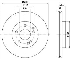 FOR C160 C180 C200 COUPE C203 MINTEX BRAKE DISCS  PADS FRONT 288MM DIAMETER