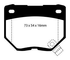 FOR IMPREZA WRX TURBO GC8 YELLOW STUFF BRAKE PADS  REAR 