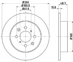 ROVER MG ZR160 ZS180 2.5 BRAKE DISC REAR MINTEX BRAKE DISC BRAKE PADS  