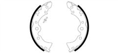 REAR BRAKE SHOES SET FITS NISSAN PRIARIE 4X4 MPV CA18S CA20S STANZA WAGON