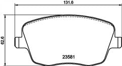 SEAT IBIZA CORDOBA FABIA ROOMSTER BRAKE DISC PAD BRAKE DISC PAD FRONTREAR 