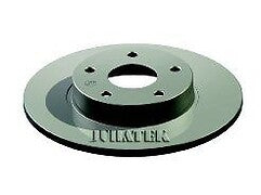 FOCUS MK2 CMAX Ti-VCT TDCi 2004-12 REAR DRILLED GROOVED BRAKE DISC 280MM