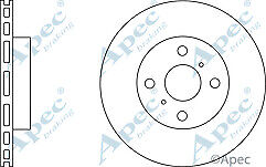 FIT FOR TOYOTA IQ  YARIZ DRILLED GROOVED BRAKE DISCS & PADS FRONT 