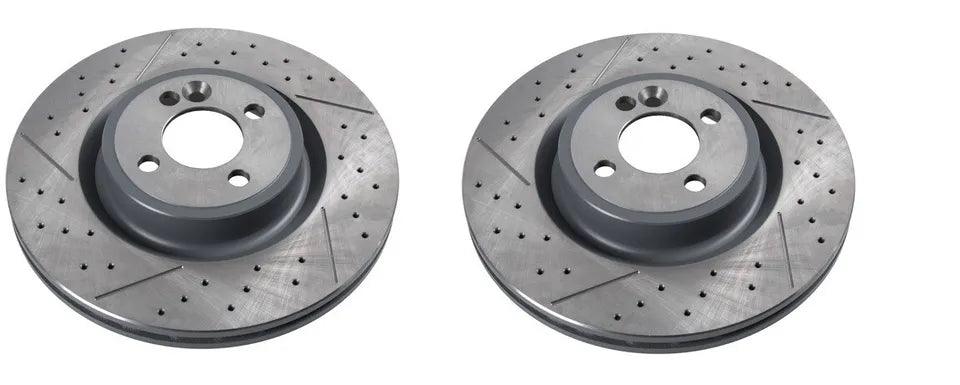 GENUINE DELPHI PERFORMANCE FRONT BRAKE DISCS FOR MINI JCW R55 R56 R57 316MM X22