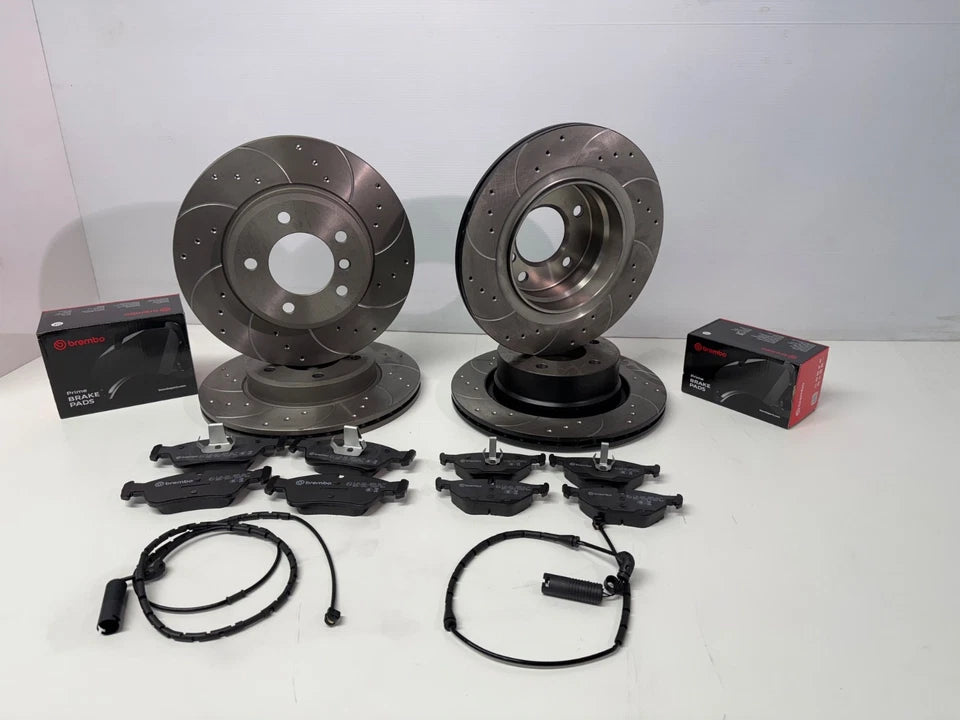 BMW Z4 3.0 E85 BRAKE DISC FRONT REAR BRAKE DISC DRILLED GROOVED BREMBO BRAKE PAD