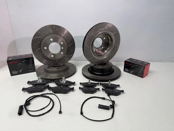 BMW Z4 3.0 E85 BRAKE DISC FRONT REAR BRAKE DISC DRILLED GROOVED BREMBO BRAKE PAD