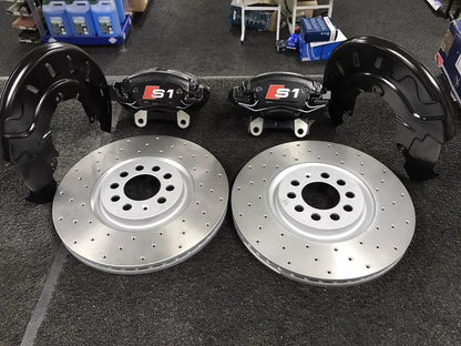 SEAT IBIZA 6J 6L CORDOBA FABIA ALTEA A1 S1 BIG BRAKE CONVERSION KIT S1 BRAKES 310MM BRAKE DISCS CALIPER PADS