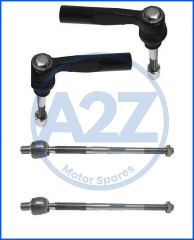SEAT LEON TOLEDO 2 INNER STEERING RACK 2 OUTER TIE ROD TRACK ROD END