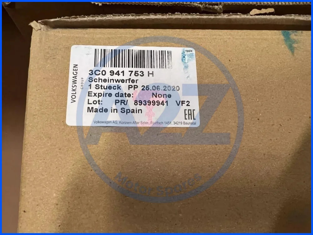 VOLKSWAGEN PASSAT B6 2005-2011 FRONT HEADLIGHT LEFT PASSENGER SIDE NEAR SIDE