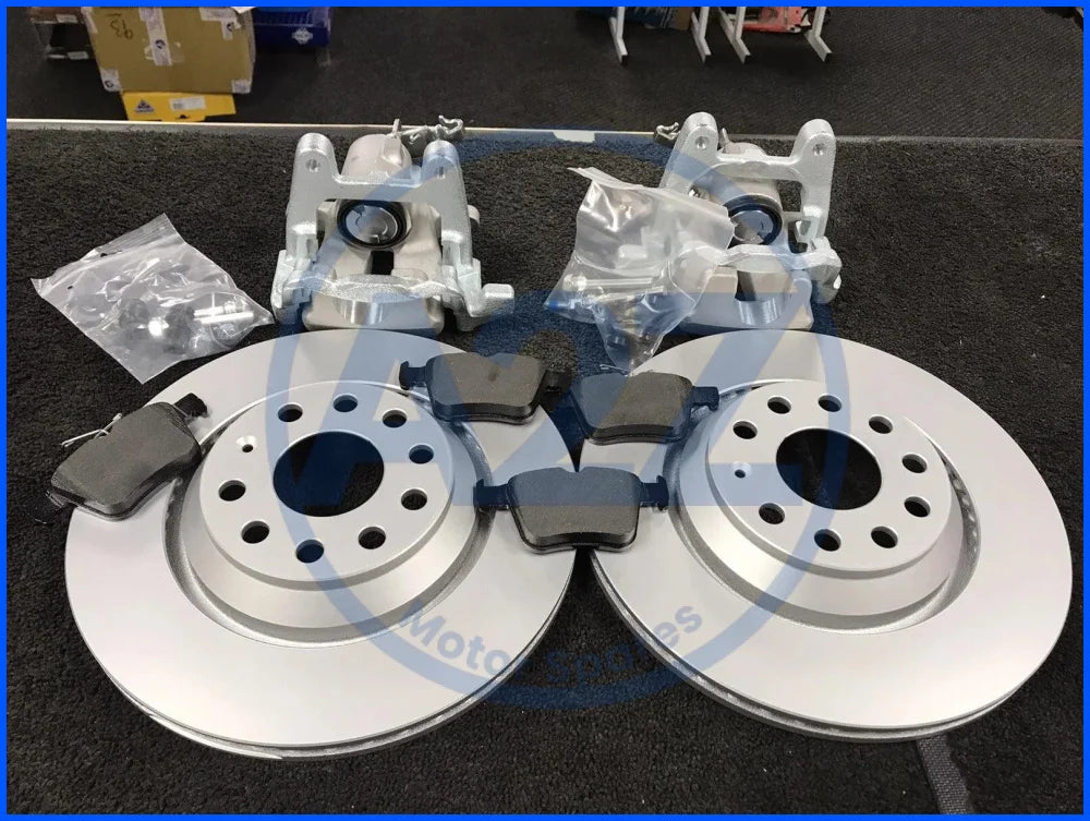 VW CADDY MK2 MK3 MK4 REAR VENTED BRAKE DISC UPGRADE CALIPER CONVERSION KIT TO 310MM X22MM