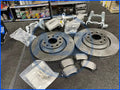VW CADDY TDI SDi MAXI LIFE REAR CROSS DRILLED BRAKE DISC CONVERSION KIT 310mm
