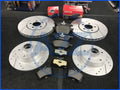 VW GOLF MK3 GTI VR6 BRAKE DISC FRONT REAR CROSS DRILLED GROOVED BRAKE DISCS