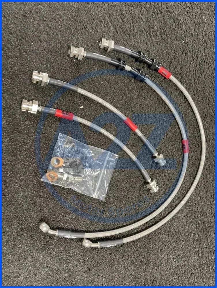 VW GOLF MK5 6 GTD GTI EDITION30 R32 BIG BRAKE UPGRADE CONVERSION KIT FRONT REAR + BRAIDED HOSES