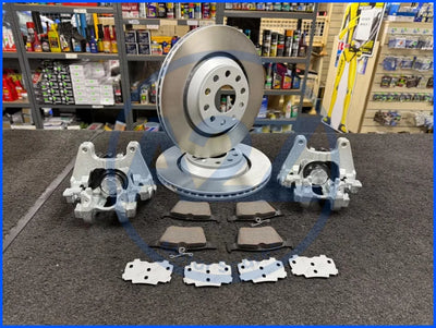 VW GOLF MK7 7.5 GTD TSi REAR BIG BRAKE DISC UPGRADE CONVERSION KIT 310MM VENTED