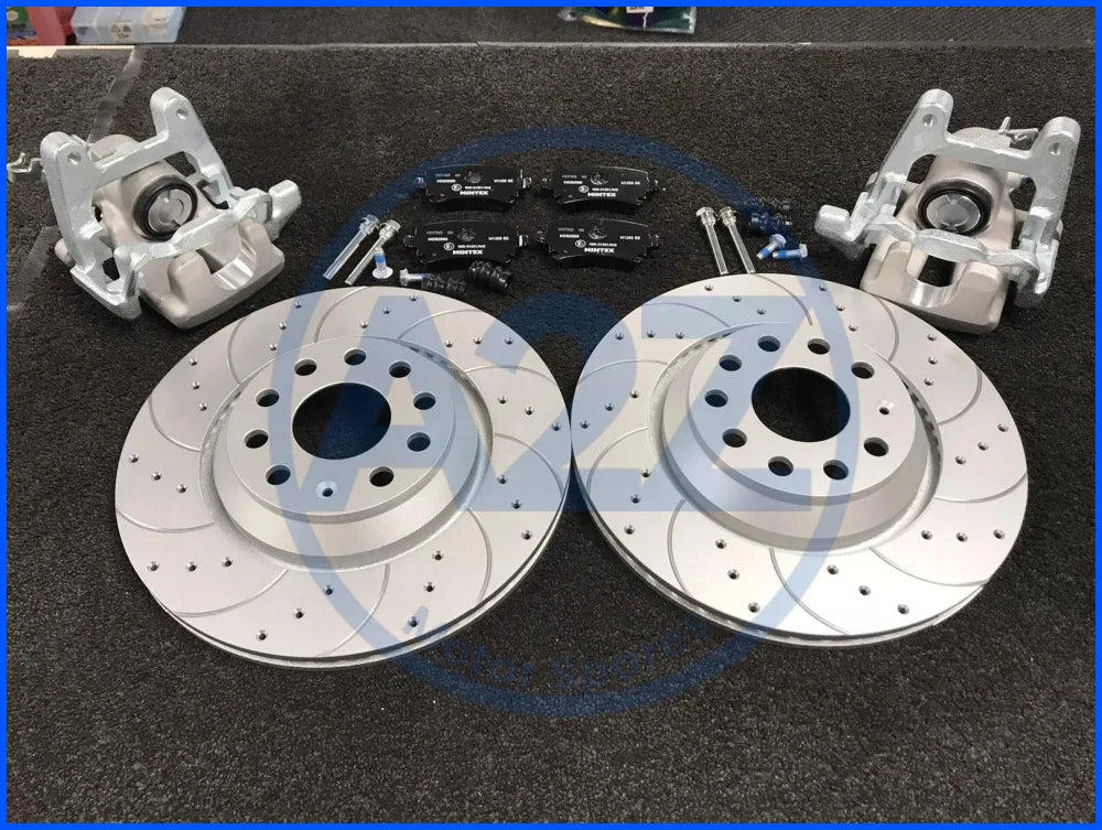 VW GOLF TSi GTD TD R MK5 MK6 R32 PERFORMANCE REAR BRAKE DISC VENTED CONVERSION KIT 310mm DISC