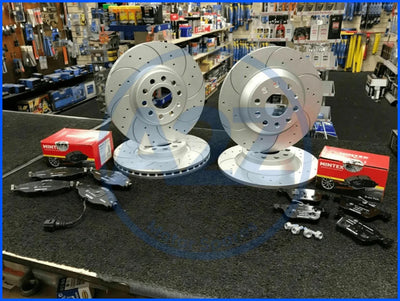 VW PASSAT CC TSi TDi CROSS DRILLED GROOVED BRAKE DISCS PADS FRONT REAR SET