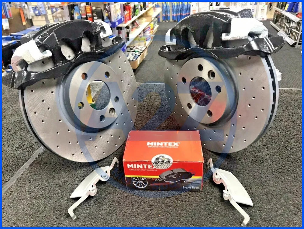 VW TRANSPORTER T5 T6 PERFORMANCE BIG BRAKE UPGRADE CONVERSION KIT 340mm BLACK